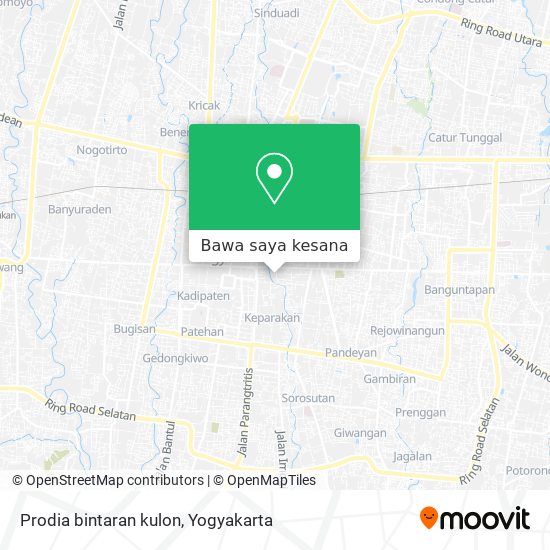 Peta Prodia bintaran kulon