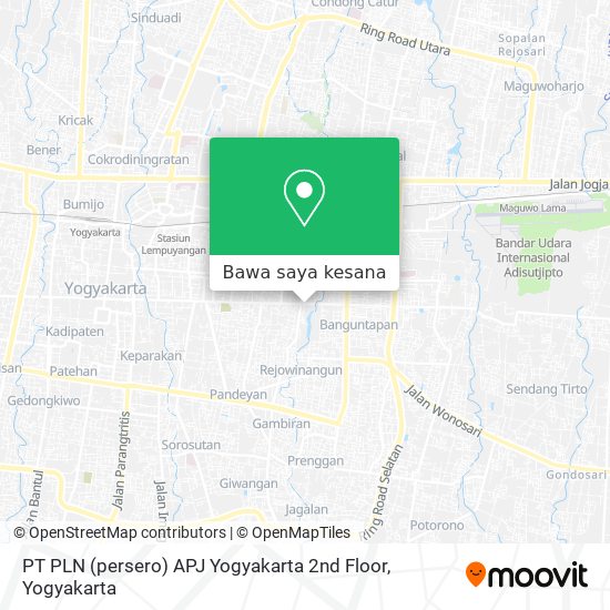 Peta PT PLN (persero) APJ Yogyakarta 2nd Floor