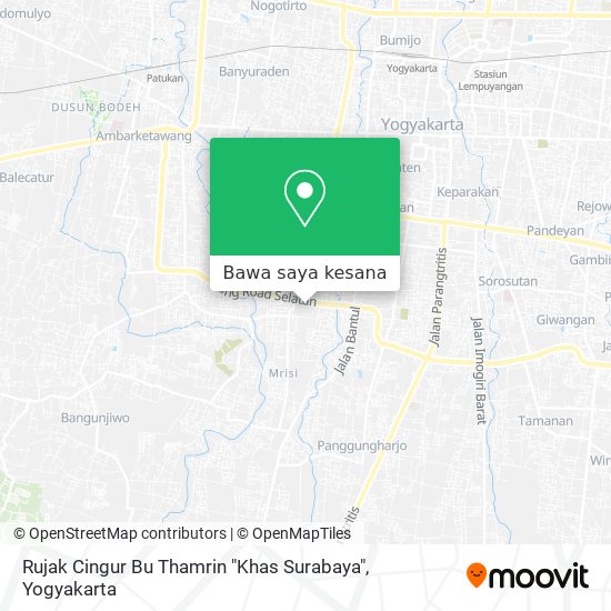 Peta Rujak Cingur Bu Thamrin "Khas Surabaya"