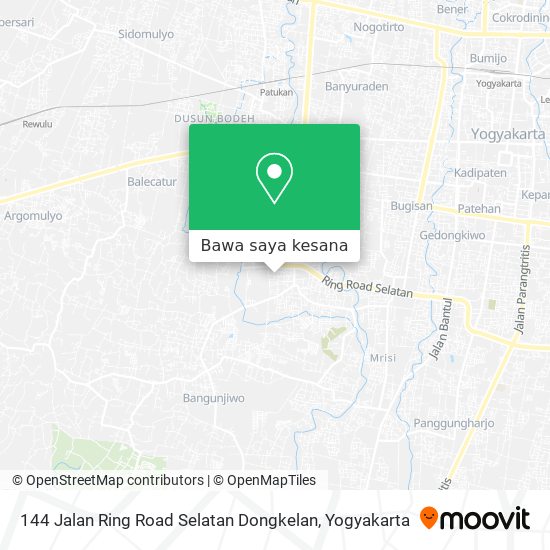 Peta 144 Jalan Ring Road Selatan Dongkelan