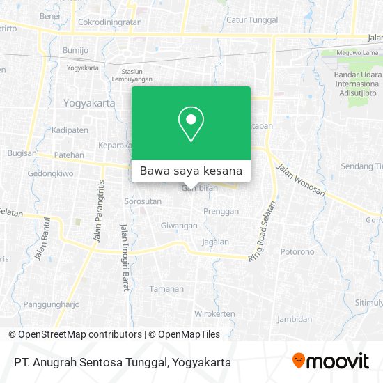 Peta PT. Anugrah Sentosa Tunggal