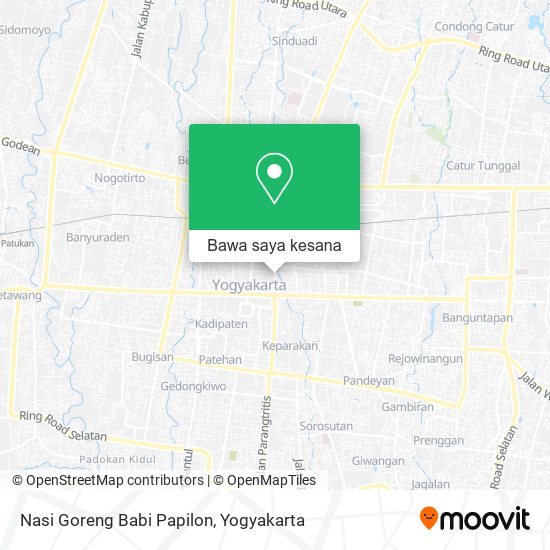 Peta Nasi Goreng Babi Papilon