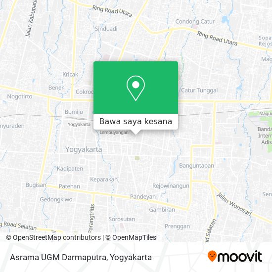 Peta Asrama UGM Darmaputra