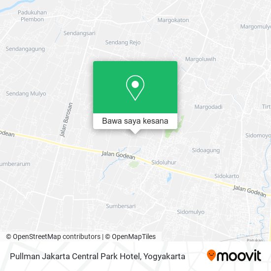 Peta Pullman Jakarta Central Park Hotel