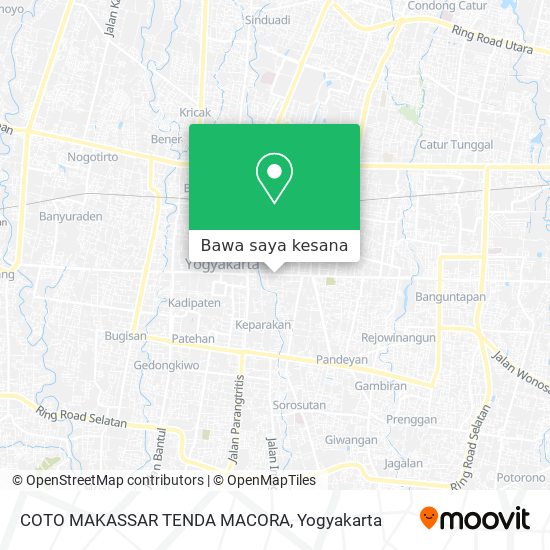 Peta COTO MAKASSAR TENDA MACORA