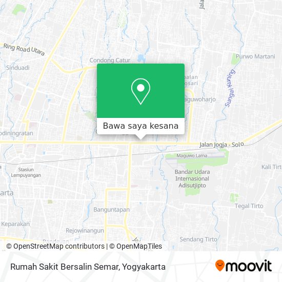 Peta Rumah Sakit Bersalin Semar