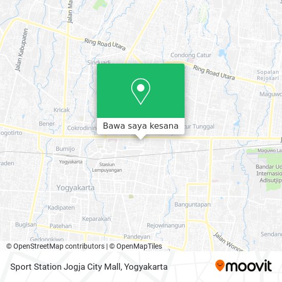 Peta Sport Station Jogja City Mall