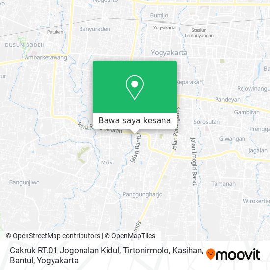 Peta Cakruk RT.01 Jogonalan Kidul, Tirtonirmolo, Kasihan, Bantul