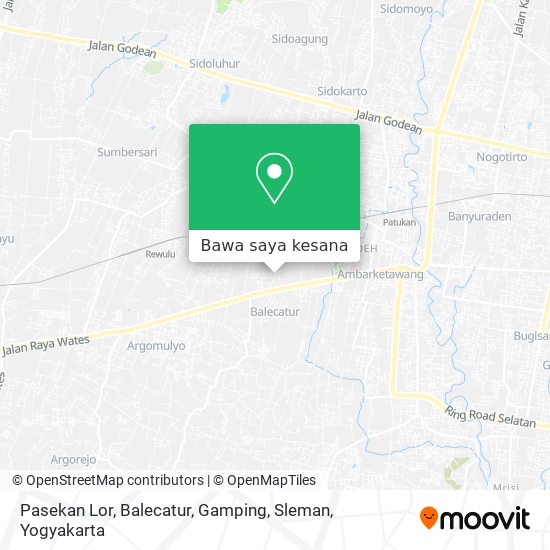 Peta Pasekan Lor, Balecatur, Gamping, Sleman