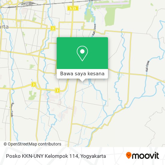 Peta Posko KKN-UNY Kelompok 114