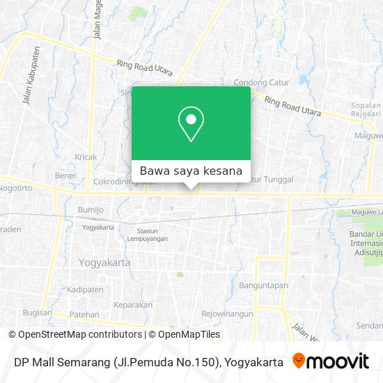 Peta DP Mall Semarang (Jl.Pemuda No.150)