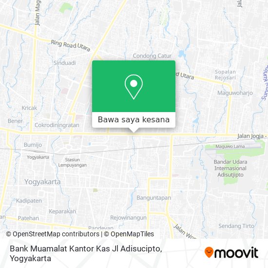 Peta Bank Muamalat Kantor Kas Jl Adisucipto