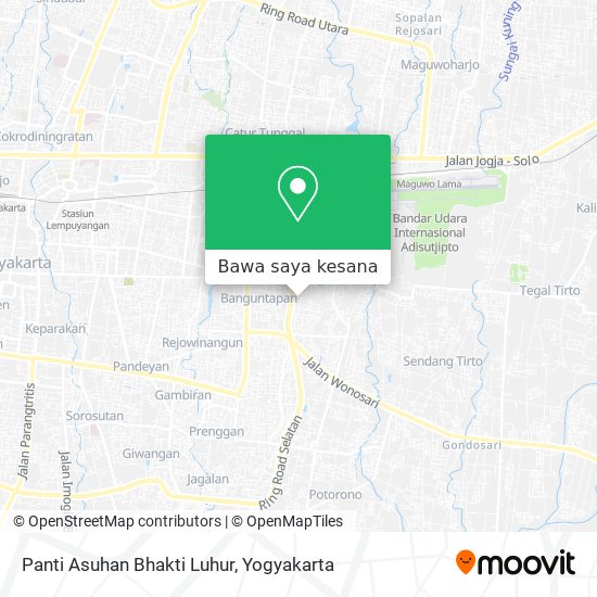 Peta Panti Asuhan Bhakti Luhur