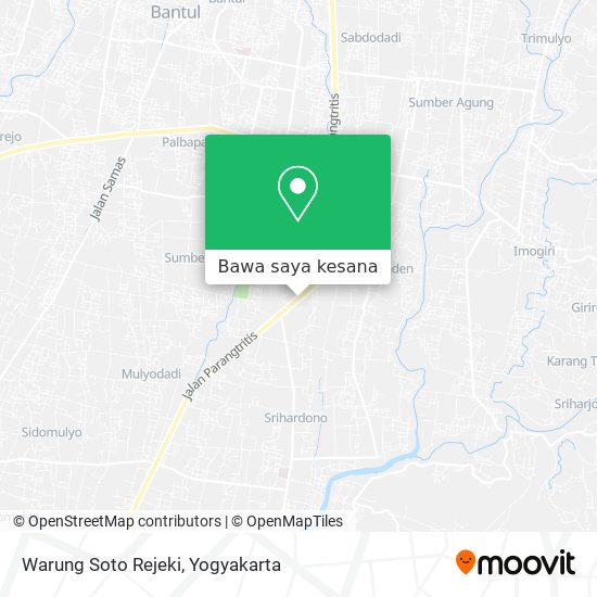Peta Warung Soto Rejeki