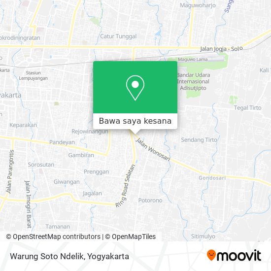 Peta Warung Soto Ndelik