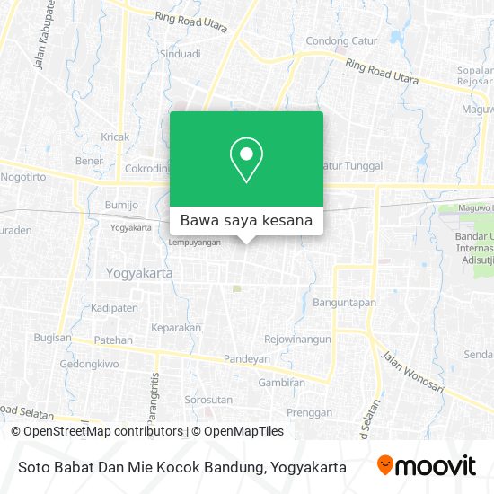 Peta Soto Babat Dan Mie Kocok Bandung