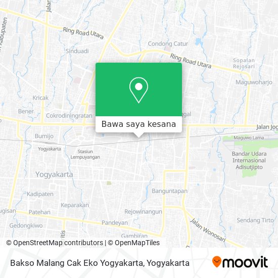 Peta Bakso Malang Cak Eko Yogyakarta