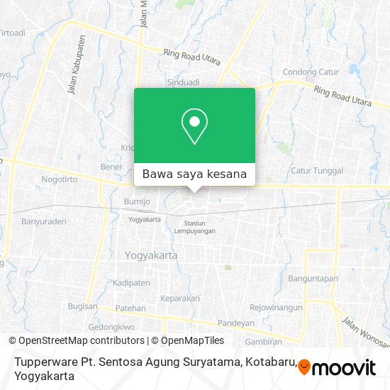Peta Tupperware Pt. Sentosa Agung Suryatama, Kotabaru