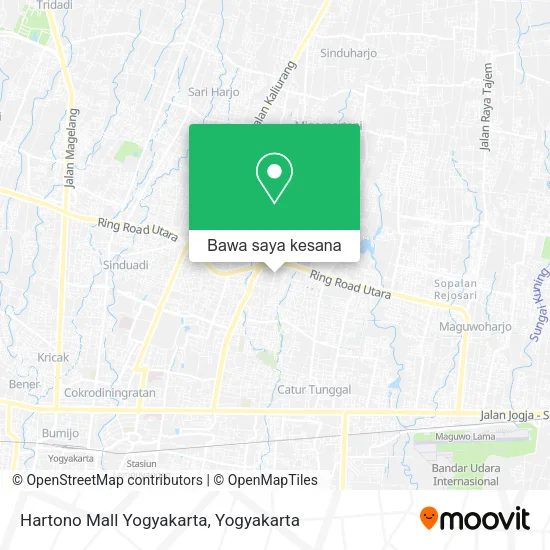 Peta Hartono Mall Yogyakarta