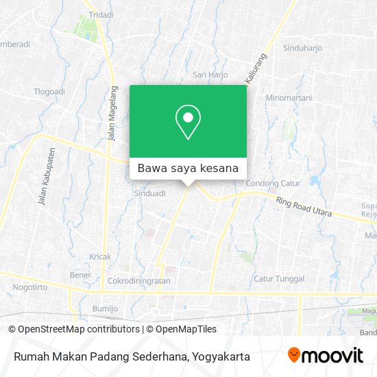 Peta Rumah Makan Padang Sederhana