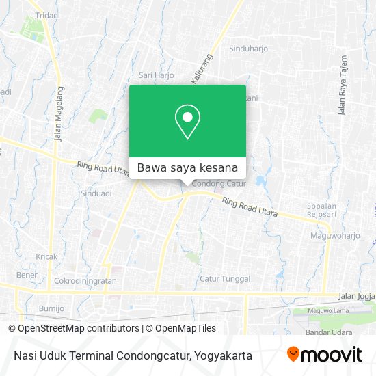 Peta Nasi Uduk Terminal Condongcatur