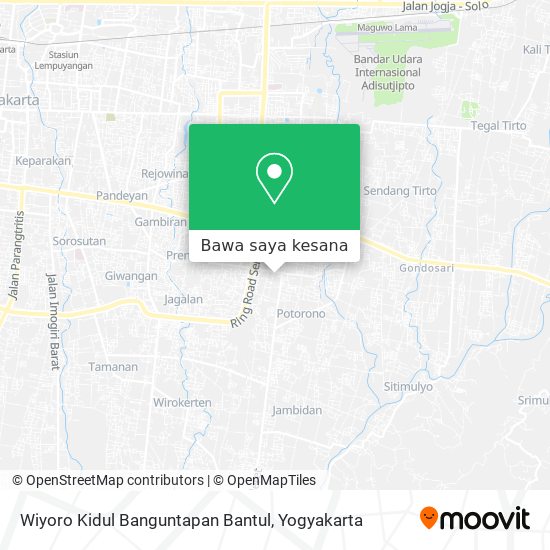 Peta Wiyoro Kidul Banguntapan Bantul