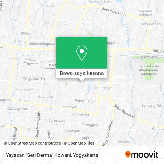 Peta Yayasan "Seri Derma" Kowani
