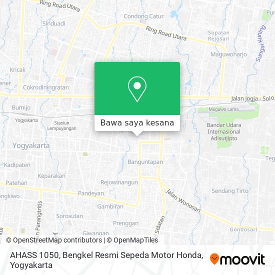 Peta AHASS 1050, Bengkel Resmi Sepeda Motor Honda