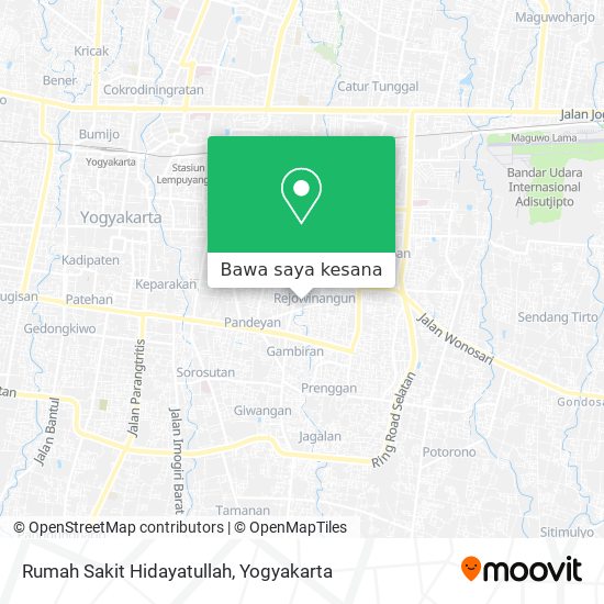 Peta Rumah Sakit Hidayatullah