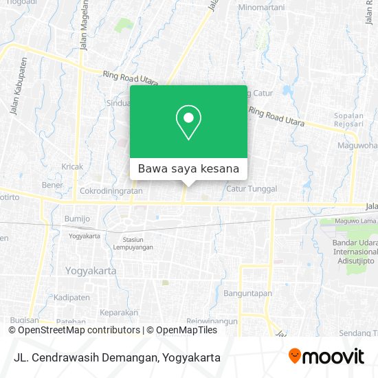 Peta JL. Cendrawasih Demangan