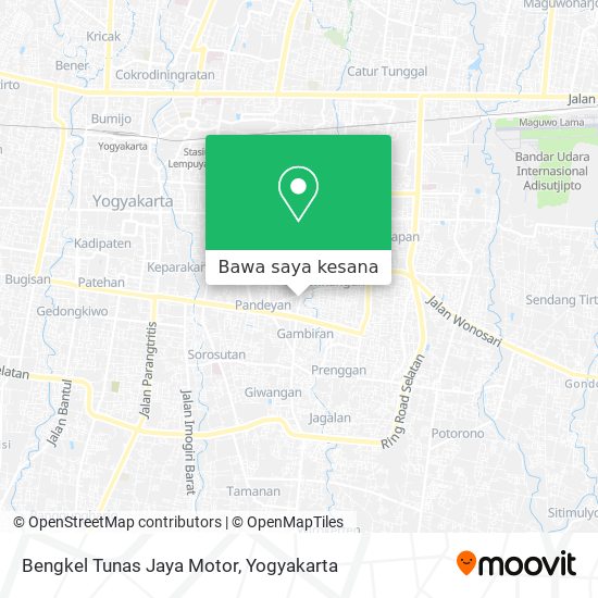 Peta Bengkel Tunas Jaya Motor