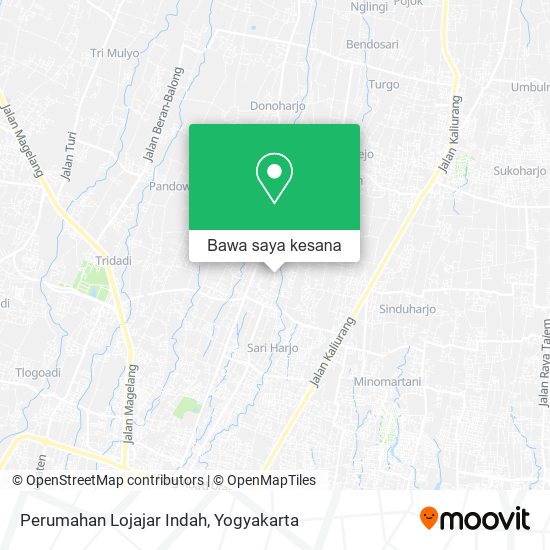 Peta Perumahan Lojajar Indah