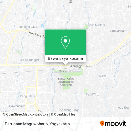 Peta Pertigaan Maguwoharjo
