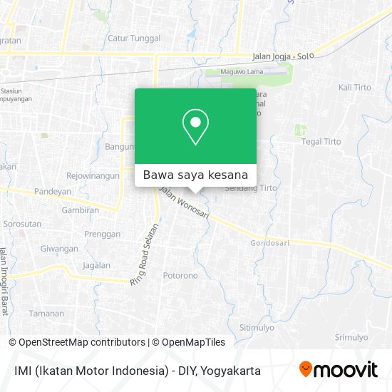 Peta IMI (Ikatan Motor Indonesia) - DIY
