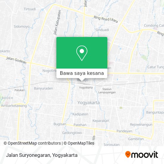 Peta Jalan Suryonegaran