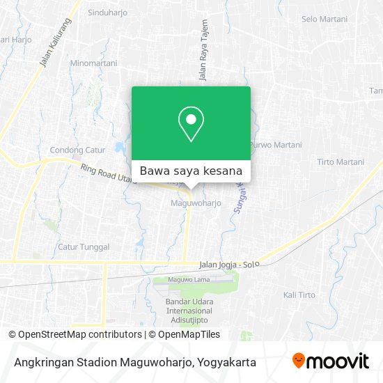 Peta Angkringan Stadion Maguwoharjo