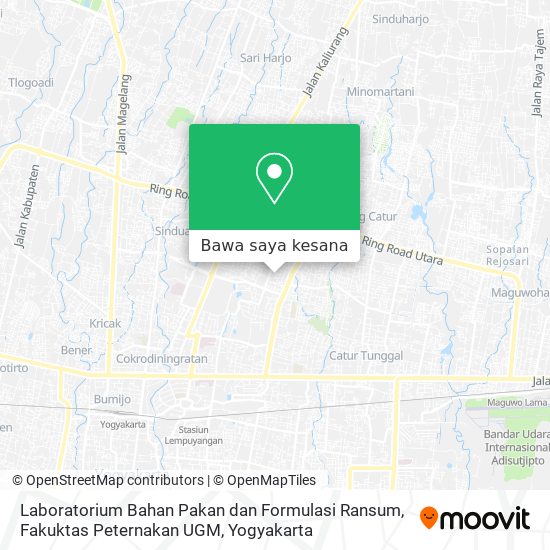 Peta Laboratorium Bahan Pakan dan Formulasi Ransum, Fakuktas Peternakan UGM