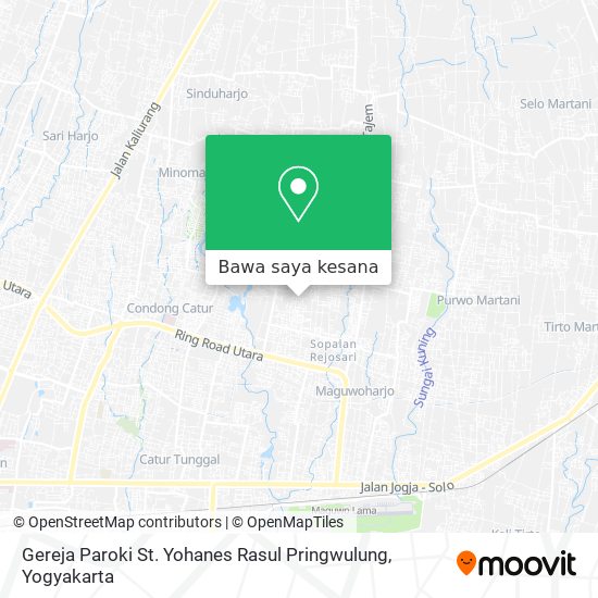 Peta Gereja Paroki St. Yohanes Rasul Pringwulung