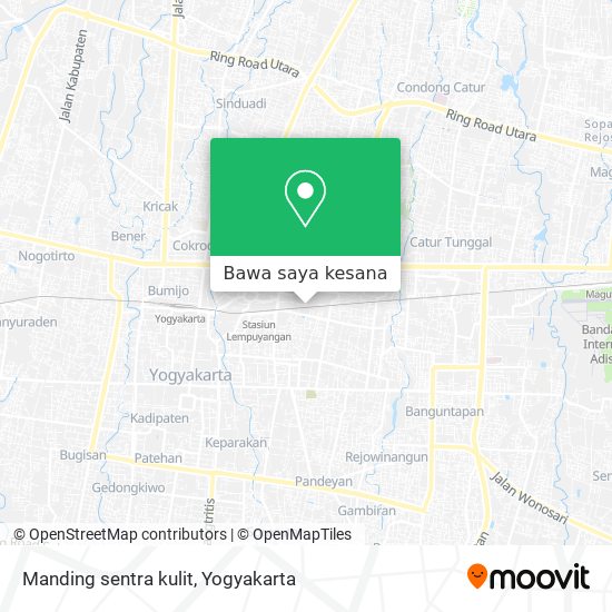 Peta Manding sentra kulit