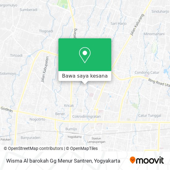 Peta Wisma Al barokah Gg Menur Santren