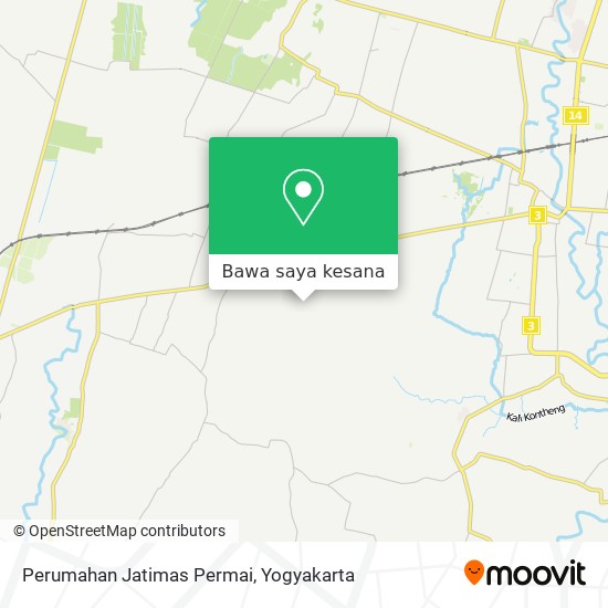 Peta Perumahan Jatimas Permai