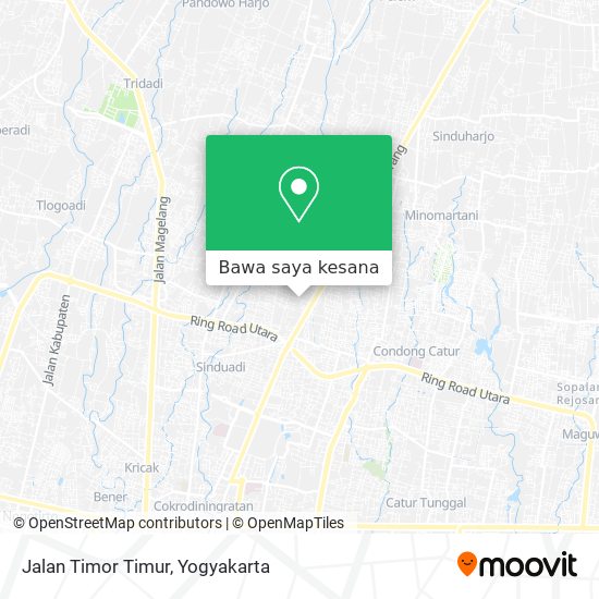 Peta Jalan Timor Timur