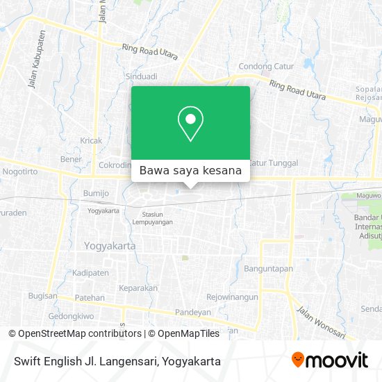 Peta Swift English Jl. Langensari