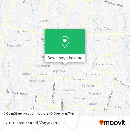 Peta Klinik Intan dr.Asdi