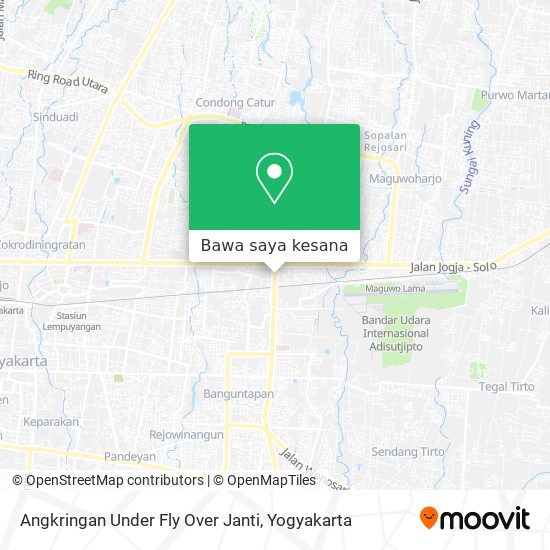 Peta Angkringan Under Fly Over Janti