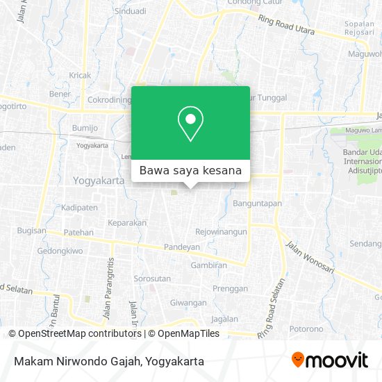 Peta Makam Nirwondo Gajah