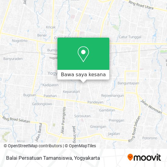 Peta Balai Persatuan Tamansiswa