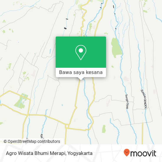 Peta Agro Wisata Bhumi Merapi