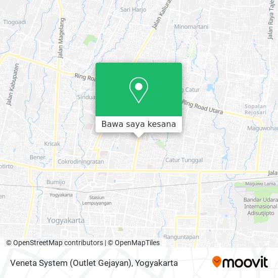 Peta Veneta System (Outlet Gejayan)