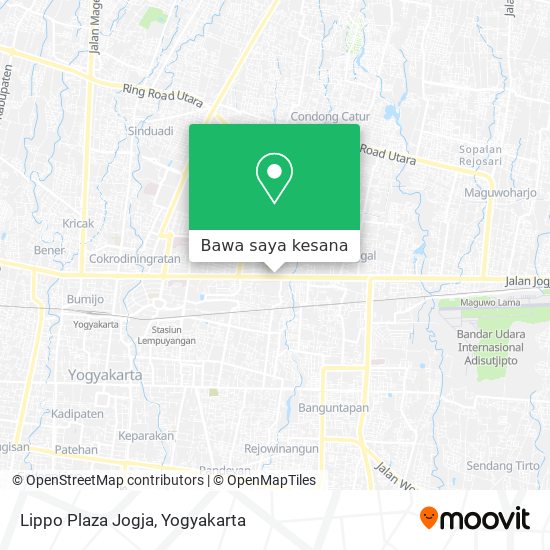 Peta Lippo Plaza Jogja